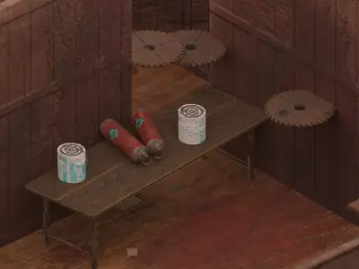 Half-Life Diorama Low-poly 3D model