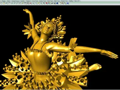 Dancing girl-1 Artwork-73 3D print model