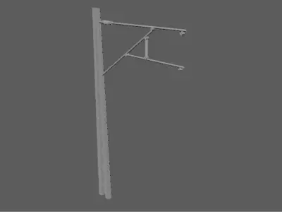 Overhead Wire System 3D model