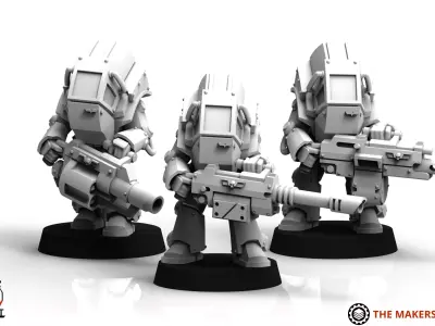 Universal Guard - War Suits 3D print model