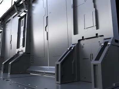 wall and flor asset V1 3D model