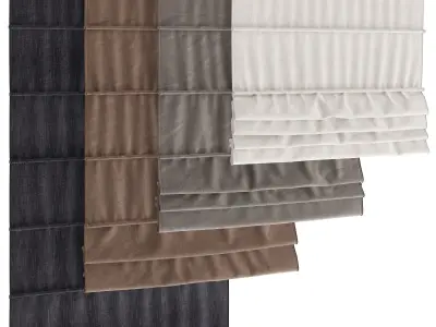 Roman Blinds 3D model purchase