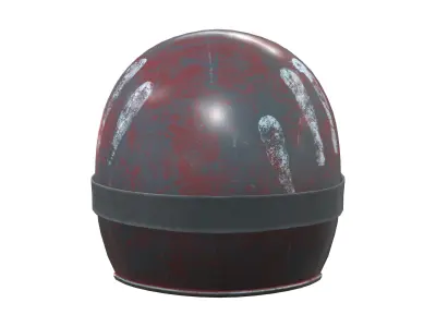 Space Pilot Sci-fi Helmet and Glass Goggles Low-poly 3D model
