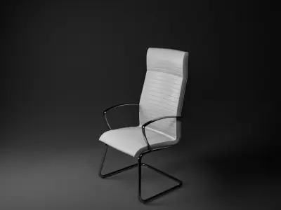 Office Chair modern Low-poly 3D model