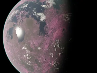 Planet Io 12K 3D model