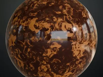 Light Modern Geometric Wood Inlay Parquet PBR Seamless Texture