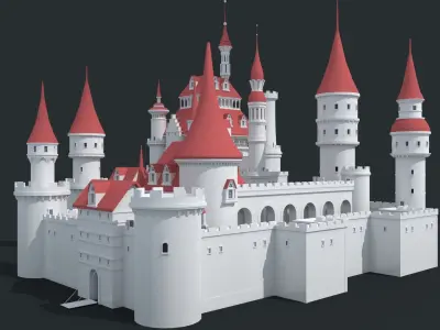 Castle 3D model