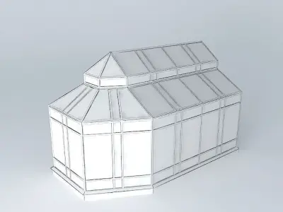 Wintergarten  conservatory 5 Free 3D model