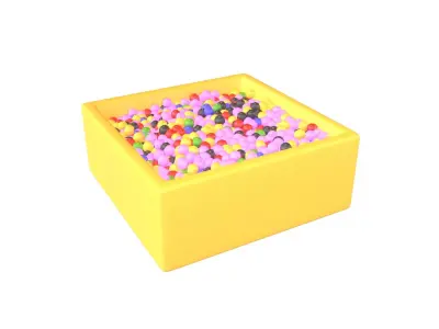 Ball Pool v1 003 Low-poly 3D model