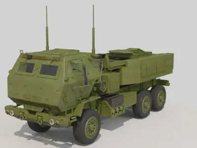 HIMARS Style Military Truck M142 3D model