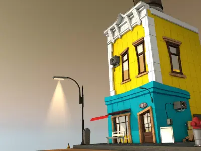 House simpsons Free 3D model