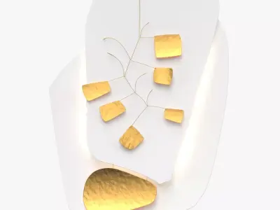 Stratus Sconce 02 PBR 3D model