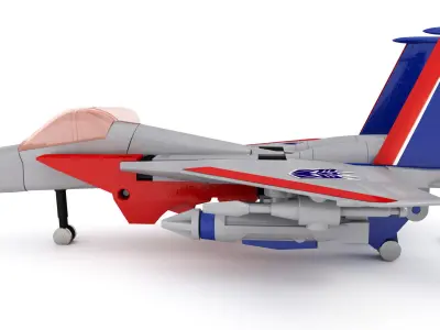 Starscream g1 vintage toy  3D model