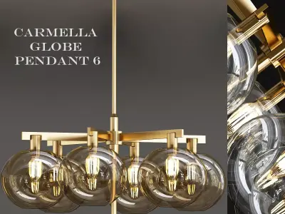 Carmella Globe PENDANT 6 3D model
