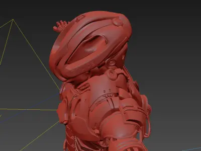 Army robot prototype 3D model