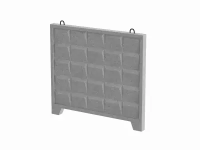 Concrete Wall  3D model