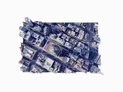 Empire State Building Low-poly 3D model purchase