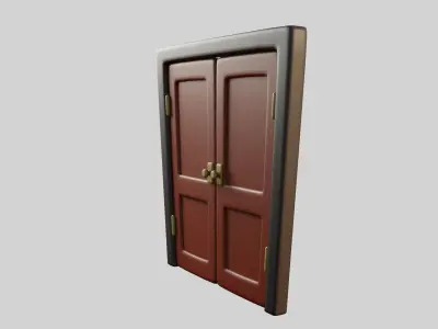 Cartoon Door 15b 3D model