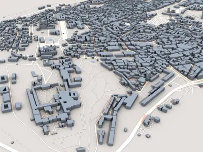 Istanbul City Turkey 3D model