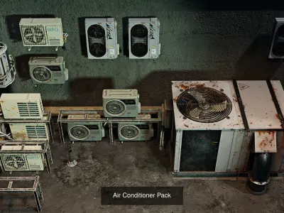 Eletronics for buildings 3D Model Pack