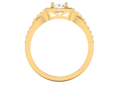 Women Ring 3dm STL OBJ FBX Details 3D print model