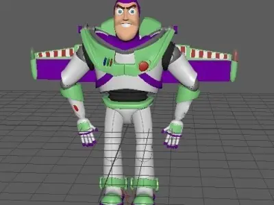 BuzzLightYear buzz lightyear from toy story Low-poly 3D model
