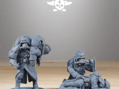 GrimGuard The Fallen 3D print model