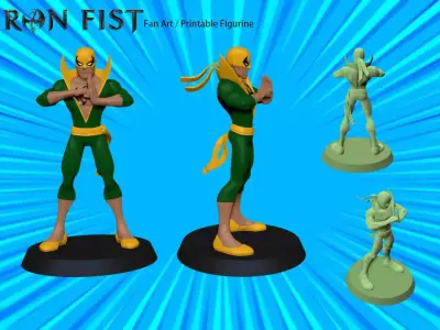 IRON FIST  printable 3D model