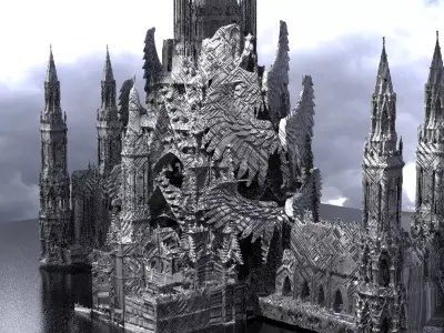 Lycan Tower Chamber city 3 3D model