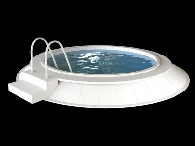 Swimming pool 02 3D model