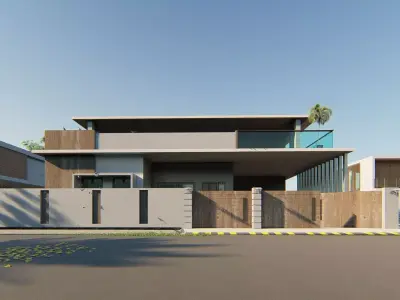 House Exterior Free 3D model