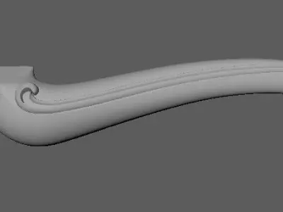 leg High quality 3d models for processing on a cnc machine 3D model 16
