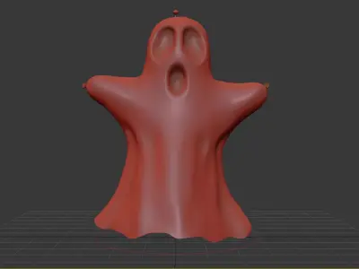 halloween ghost 3D model