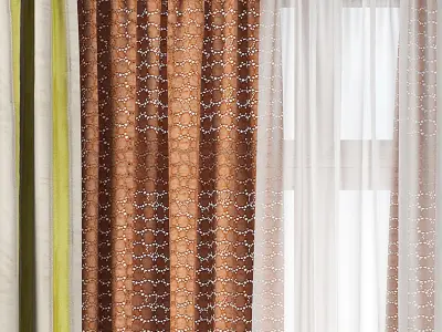 Curtain Set 126 3D model