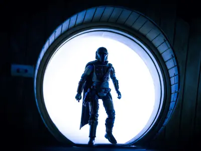 MANDALORIAN FIRST APPEARANCE MALDO KREIS BAR DOOR DIORAMA 3D print model