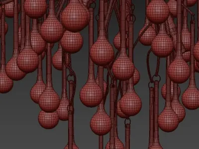 MARIAN by Lampatron D60cm 9 lamps 3D model