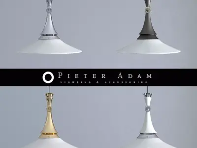 Odeon pendant light with measurements 3D model