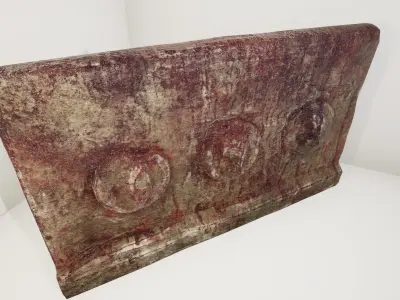 Ancient Wall Free low-poly 3D model