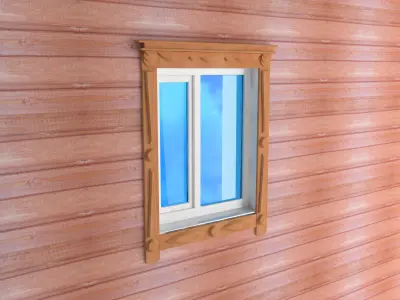 jamb the window  3D model purchase