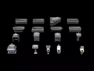 Miniatures - The Sims - Plumbing 3D print model