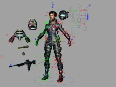  Scout Pilot Anim Rig 