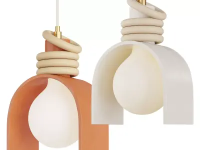LUNAR PENDANT SIN - Hanging lamp 3D model