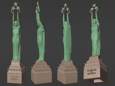 Freedom monument 3D print model