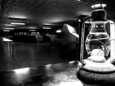 Lantern 1950s 3D model