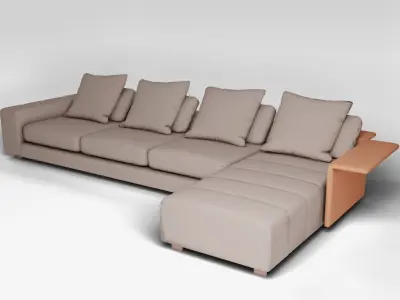 The Long Island Sofa 3D model