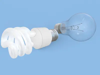 Light Set Old and LED 3D model