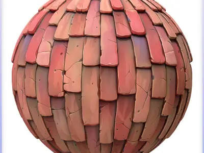  Stylized Roof Seamless Texture Texture get