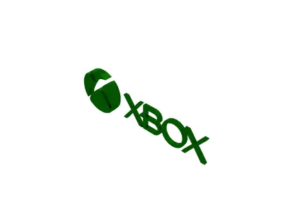 Xbox 2012 Logo v1 004 Free low-poly 3D model