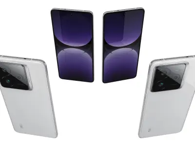 Realme GT7 Pro Light Range White 3D model