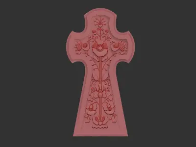 Ethnic Cross 3D model